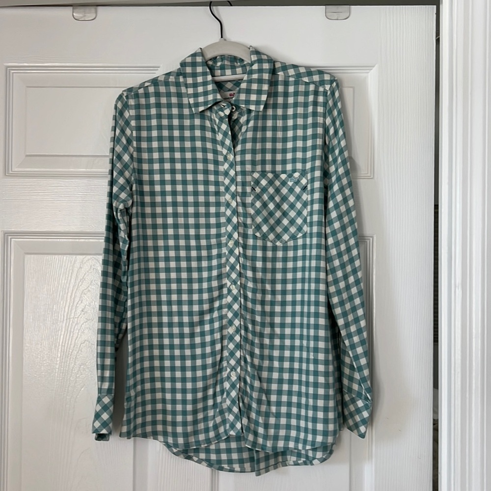 Vineyard Vines gingham checked relaxed